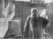 Rodin in his Atelier