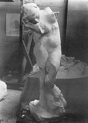 Meditation without arms, plaster. Photo: Freuler, ca. 1886