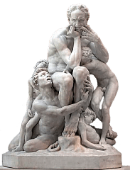 'Ugolino' created by Carpeaux , Metropolitan Museum New York, 1863 