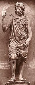 'St. John the Baptist' by Giovanni Francesco Rustici (Baptistery of Florence), 1506-11, Bronze, height: 265 cm (with base)