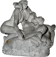 The Sirens, plaster, 1888, Muse Dr. Faur